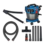 Bosch Professional 18V System Industriestaubsauger GAS 18V-10 L (inkl. 1,6 m Schlauch, 3 Verlängerungsrohre, ohne Akku/Ladegerät)