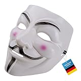 GOODS+GADGETS Anonymous Maske - V wie for Vendetta Mask - Guy Fawkes Mask - Halloween Karneval