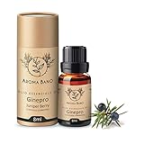 Ätherisches Wacholderbeerenöl, 8 ml, rein und 100% natürlich, ideal für Aromatherapie und Diffusor ätherischer Öle – Lebensmittelaroma. (Wacholder-Bacheöl 8 ml)