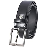 LINDENMANN Lindemann Ledergürtel LM schwarz - 160