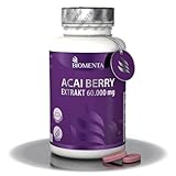 BIOMENTA Acai Beeren 60.000 mg - 180 Tabletten mit hochwertigen 30:1 Berry Extrakt – vegan - Premiumqualität