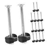 Holibanna 16 Stück Trampolinschrauben und Mutternset Langlebige Trampolin Ersatzteile Universell Kompatibel für Trampolinreparatur und Sicherheitsbefestigung