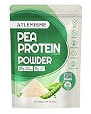 Erbsenprotein Pulver 907g, Veganes Proteinpulver Aminosäurenreich - Zuckerfrei & Cholesterinfrei, 80% Eiweißgehalt, Laktosefrei ohne Zusatzstoffe - ATLEMISME