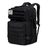 TANTOMI Taktischer Rucksack, 45L Militär Rucksack, Outdoor Rucksack, Travel Backpack, Tactical Backpack mit Klettverschluss, Bundeswehr Rucksack Geeignet für Reisen, Outdoor-Abenteuer