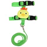 jojofuny Kleintier Geschirrset mit Leine Frettchengeschirr Kaninchengeschirr S Größe Verschleißfestes Haustier Zugseil für Kaninchen und Kleine Haustiere