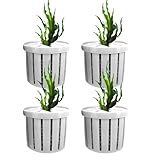 Aquarien Pflanzenbehälter | Stabiler Pflanzenkorb für Fischbecken | Deko für Wasserlandschaften Pflanzhalter Zuhause Büro Hotel Restaurant