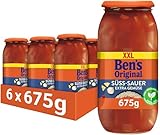 Ben's Original Saucen Süß-Sauer & Extra Gemüse, 6 Gläser (6 x 675g)