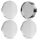 4 Stück Nabendeckel Radnabenkappen,Nabendeckel 60mm,Felgendeckel,Felgenkappen,OD 60mm ID 56mm Radnabenabdeckung,Auto Radnabendeckel,Universal Auto Nabenkappen Zubehör,Auto-Modifikation Zubehör,Silber
