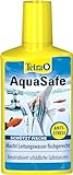 Tetra AquaSafe - Qualitäts-Wasseraufbereiter für fischgerechtes und naturnahes Aquariumwasser, neutralisiert fischschädliche Stoffe im Leitungswasser, 250 ml Flasche