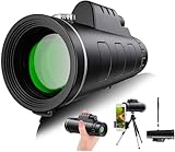 AiMeiteng 12x50 monocular, Monokular Teleskop, mit BAK4 Prisma und FMC Beschichtung, Monokulare für Erwachsene HD Scope für Vogelbeobachtung Wandern Konzert Reisen