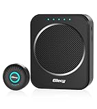 Giecy Sprachverstärker mit Kabellosem Lavalier-Mikrofon Tragbar, DSP Anti-Feedback, 2800mAh Akku, PA-System für Lehrer, Führungen, Präsentationen, Outdoor