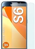 moex® FlexProtect Schutzfolie matt kompatibel mit Samsung Galaxy S6 Folie gegen Reflexionen, Anti Reflex Displayschutz, matte Displayfolie, robust und Kratzfest – 3 Stück