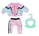 BABY born Little Jogginganzug mit Hose und Jacke für 36 cm Puppen, 836347 Zapf Creation