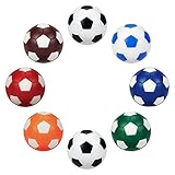 BEBUPO Tischfußball Kickerbälle 8 Stück,Tischfussball bälle Ersatzbälle 32mm Mini Tischkicker bälle Fußballspiel für Erwachsene und Kinder