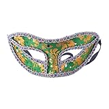Generisch Venezianische Maske Unisex Herren Damen Elegante Vintage Glitzer Masken Karneval Party Kleidung für Abendkleid und Tanz Halbe Gesichtsmaske für Cosplay Mottoparty