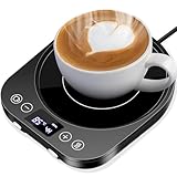 Kaffeewärmer,Aufgerüstet Tassenwärmer,Elektrischer Getränkewärmer,Kaffeetassenwärmer mit 9 Temperatureinstellungen, Automatischer Ein/Aus kerzenwärmer mit Schwerkrafterkennung,Geplantes Herunterfahren