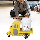 Spielzeugfahrzeuge Legierung Dreirad Spielzeug Modell Hohe Simulation Kinder Kinder Zurückziehen Fahrzeug Interaktives Pädagogisches Spielzeugmodell (Dreirad mit gelbem Becher)