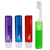 Dental Aesthetics UK 4 x orthodontic Travel Toothbrush vtrim (set of 4 colours) By Dental Aesthetics UK