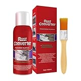 100ml Rostentferner Auf Wasserbasis, Water-Based Metal Rust Remover, Entfernt Rost Bis Auf Blankes Metall, Schnell Wirkende Rostbehandlung, Rostschutzmittel Für Metall