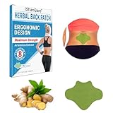 iShanCare Pflaster zur Linderung von Rückenschmerzen, 16 Stück, einzeln verpackt, natürliches Kräuter-Wärmepflaster, 8 Stunden tiefe Wärmelinderung für Rücken, Nacken, Knie, Schulter