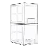 Make-up-Schubladenbox, transparente Schmink-Organizer-Box, stapelbarer Organisationsbehälter, Schminkschublade, Schreibtisch-Aufbewahrungsbox für Schlafzimmer, Wohnzimmer, Badezimmer