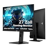 KTC Gaming Monitor 27 Zoll, 2K@180Hz / 144Hz 1440P Monitor mit Fast-IPS Panel, 1ms GtG, HDR 400, Adaptive Sync, 450 cd/m² Helligkeit, HDMI 2.0 x 2, DisplayPort 1.4 x 1, Heben und Drehen unterstützen
