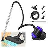 YouseaHome Zyklon Staubsauger Beutellos ohne Beutel, 1200W Staubsauger mit Handkabel, Elektrischer Staubsauger für Tierhaare, Staubsauger mit 1,5L Staubbehälter zum Entfernen von Staub