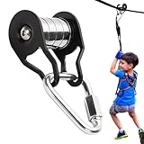 Slacklines Spannrolle – robuster -Schieber, -Riemenscheibe | Slacklines Riemenscheiben-Set für den Außenbereich, Riemenscheibe für Rasenpark