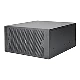 Silverstone Technology RM53-502, 5U-Rackmount-Servergehäuse mit Zwei 5,25'-Laufwerksschächten und Unterstützung für 360-mm-Wasserkühlung, SST-RM53-502