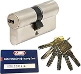 ABUS EC660 Profil-Doppelzylinder Länge (a/b) 30/30mm (c=60mm) mit 6 Schlüssel, mit Sicherungskarte