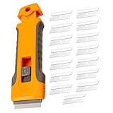 Ofenschaber,Teleskop-Glasreiniger Mit Klingen - Ergonomischer Griff Küchenreiniger Für Etikettenkleber Entferner Und Aufkleber