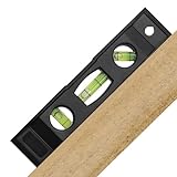Kleines Nivellierwerkzeug, Taschennivellierwerkzeug, 15,2 cm (6 Zoll), multifunktional, tragbar, für Nivellierlineal des Typs Torpedo
