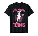 Coole Mädchen spielen Tennis Tennisspieler Kinder T-Shirt