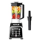 KOTLIE Blender Smoothie Makers, 2000W Mixer für Küche Küchenmaschine mit 8 einstellbaren Geschwindigkeiten, Hochgeschwindigkeitskrug Mixer, 8 voreingestellte Programme, 2 Liter, BPA-freier Krug mit