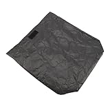 Braune Sack-Lunch-Taschen, Wiederverwendbar, Braune Papier-Sack-Lunch-Taschen, Wiederverwendbar, Isolierte Lunch-Picknick-Tasche für Damen und Herren, 31 X 30 Cm (BLACK)