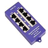 carrub 48V oder 24V Gigabit Passive PoE Injector 4 Port 1000Mbps PoE Modul für Security IP Kamera WiFi Access Point, UBNT, Einfach zu Benutzen, Feine Verarbeitung