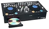 Pronomic CDJ-500 Full-Station Doppel DJ CD-Player (Standalone-Format, Phone/Line-Eingänge, CD, MP3 CD, SD & USB, Crossfader)