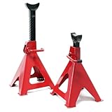 Wiltec Höhenverstellbare Unterstellböcke im Set mit je 6000 kg Traglast