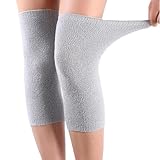 NHPY 1 Paar Kniewärmer Damen, Knieschoner Tanzen, Gelenkwärmer Knie, Winter Kniewärmer für Damen Herren Dicke Kniebandage Warme Rutschfest