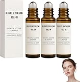 Sanfter, revitalisierender Roll-on, Serum für ein straffes und pralles Gesicht, Natürliche Pflanzenextrakte, Intensive Feuchtigkeitspflege, Fortschrittliches 10-Sekunden-Faltenserum, Glättet feine Lin
