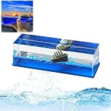 Cruise Ship Fluid Drift Flasche, Titanic Modell Unsinkbares Boot, Kreuzfahrtschiff Fluid Drift Bottle, Liquid Drift Bottle, Titanic Toy, Unsinkable Cruise Ship, Cruise Ship Iceberg Home Decor