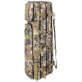 Waffentasche für Langwaffen 120/100/80cm Gewehrkoffer Hochwertig für 2 Langwaffen Langwaffentasche für Jagd Schießstand Schusswaffentransport Angeltasche(Size:120cm,Color:a)