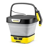 Kärcher Mobile Outdoor Cleaner OC 3 Foldable, Fördermenge: 2 l/min, Faltbarer Wassertank, Gewicht: 2,2 kg, Wassertank: 8 l, Lithium-Ionen-Akku