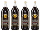 Kourtaki Mavrodaphne rot 4x 2,0l Flasche | Dessertwein aus Griechenland | Patras | +20ml Jassas Olivenöl