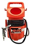 HERO Druckluft Sandstrahlgerät 10 Liter Sandstrahler Mobile Sandstrahlanlage Behälter mit Sandstrahlpistole Arbeitsdruck 8,2 Bar Strahlpistole zum Entfernen von Rost, Flecken und Farbe Strahlgerät