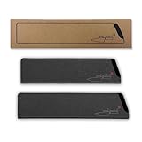 REDSALT® smart protect^ 2er Set universal ABS-Messerschutz mit Fleece für hochwertige Messer 18 & 20 cm | 100% BPA-freier Klingen-Schutz für Küchenmesser Kochmesser aller Art | Schutzhülle Messerhülle
