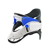 SFKLYU Verstellbare Halskrause Zur Ruhigstellung, Atmungsaktive Nackenstütze Gegen Kopfsenkung bei Schiefhals und Verletzungen, für Damen und Herren