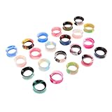 Beavorty 11Paare Ohrmessgeräte Expander Bequeme Tunnel Ohrstecker für Frauen Männer Modischer Ohrschmuck Leicht Schmerzreduzierend für Freunde