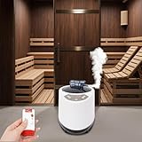 Sauna Dampferzeuger, Mini Dampfsauna mit Timer Heimsauna Wärmekabine Saunakabine Mobile Saunen 3L 1KW