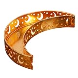 Holibanna Snack Storage Dish im Monddesign Multifunktionale Eisenplatte für Snacks Süßigkeiten und Früchte Serviergeschirr für Partys und Zuhause und Platzsparend